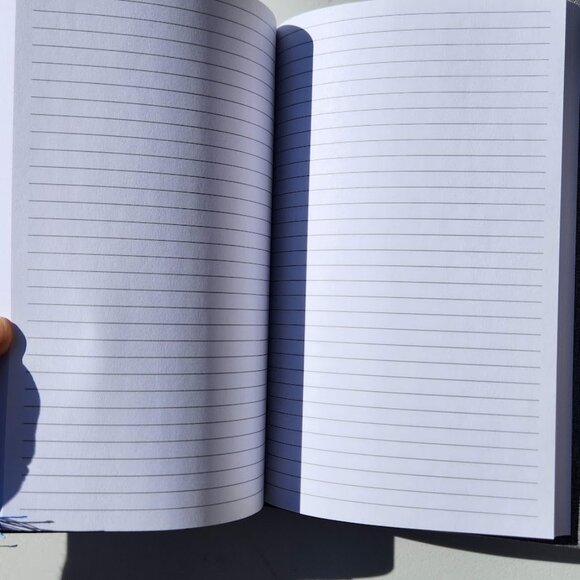 New Gartner Studios Fabric Zippered Journal 6" x 8" 120 Sheets Paper Notebook Di - Picture 5 of 10